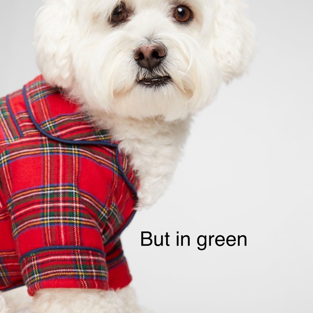 100% cotton fleece dog jammies holiday edition